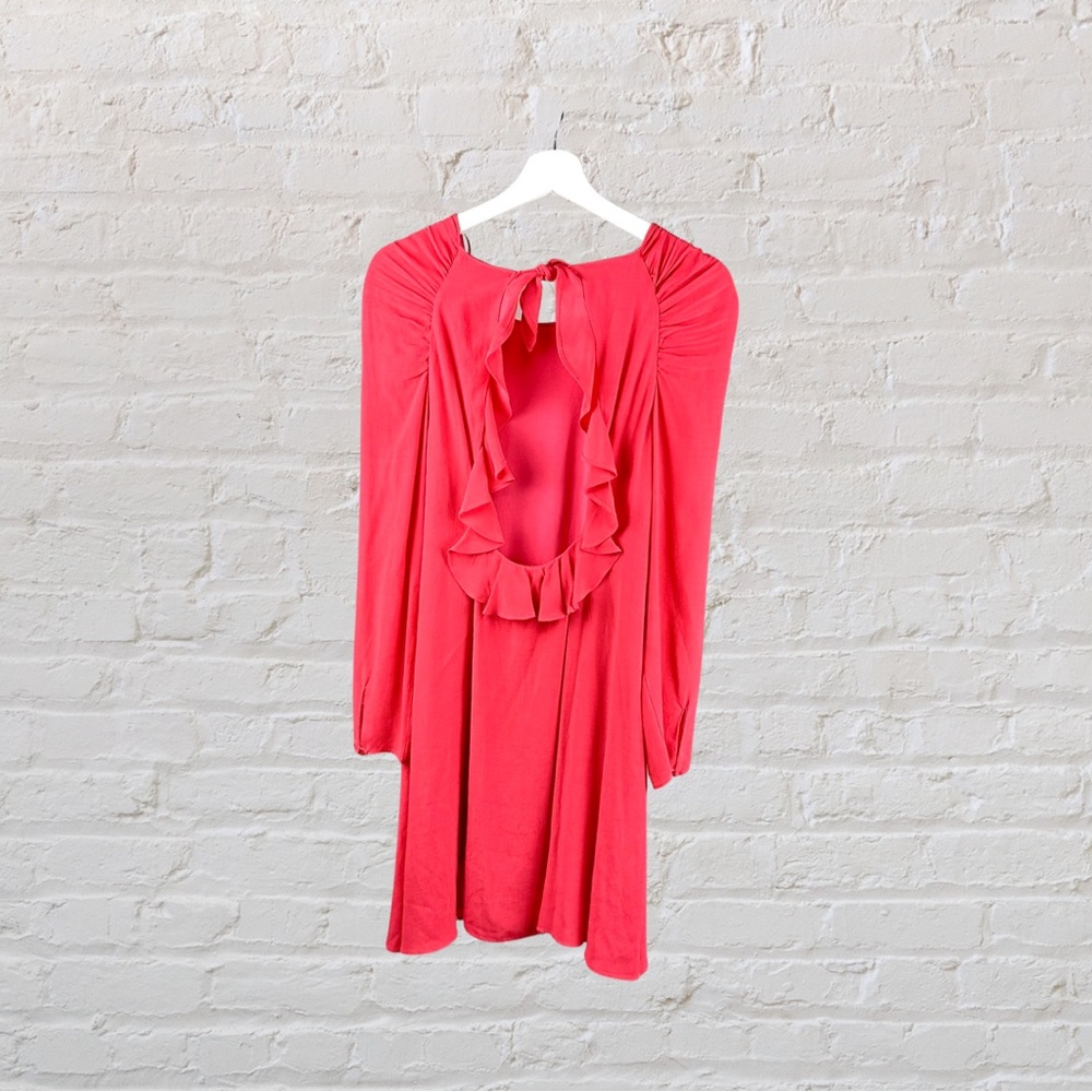 Zara Trafulac Collection Ruffle Open Back Dress - Picture 5 of 6